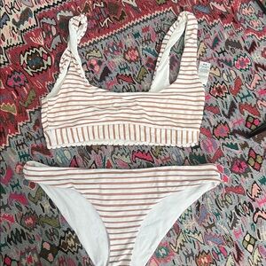 Striped Bikini Set